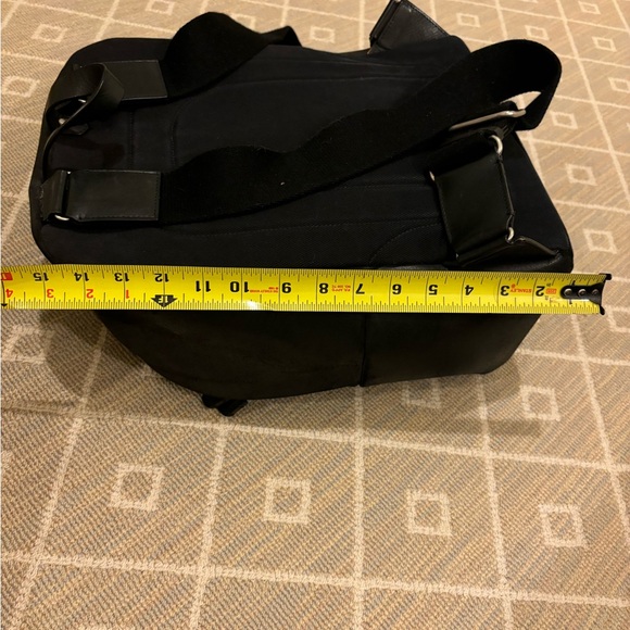 GHURKA Black Leather Backpack NWOT - Picture 12 of 13